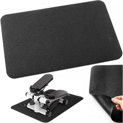 Under Desk Elliptical Mat - Non-Slip Exercise Equipment for Peloton Bike, Small Exercise Mat for Desk Workout Equipment