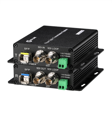 1 ch 3G SDI to fiber broadcast live shooting
