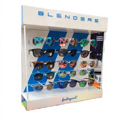 Custom Optical Store Eyewear Display Cabinet Metal Holder Glasses Sunglasses Display Rack Stand