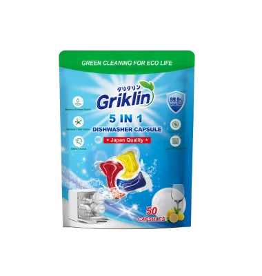 Griklin Double-layer All-in-one High-efficiency Disposable Dishwasher Detergent Pods for Efficient Dishwashing Pods