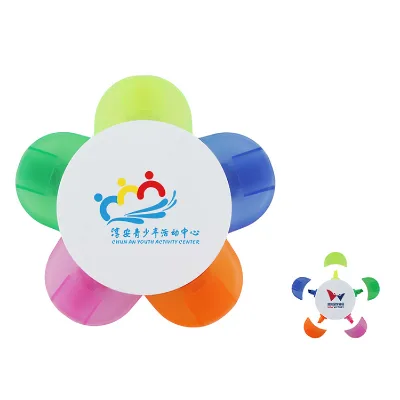 Custom Logo Highlighter Pen Personalized Promotional Gifts for School Business Medicine Hotel Loose Stationery Wholesale