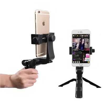 Smartphone Camera Desktop Tripod Stand Clamp Holder Live Streaming Broadcast Meeting Video Record Phone Selfie Bracket Stick Rod