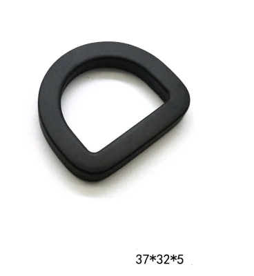New Arrivals 27/40/50mm Inner Diameter D-ring Buckle Black D Ring Dog Collar D Ring