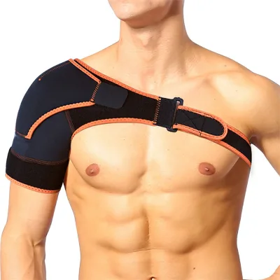 Stability Support Adjustable Fit Sleeve Wrap Shoulder Brace
