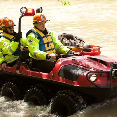 Eco-friendly Amphibious Vehicle Supplier Tourist No Decker Fulley sealed with Canop Surfing Recreation SL-8