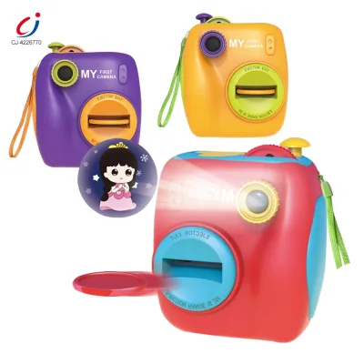 Chengji New Design Educational Ejecting Sheet Multifunctional Plastic Catapult Projector Camera Toy for Kids
