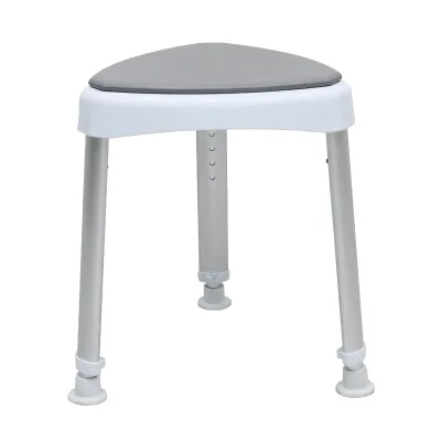 Bliss Medical Adjustable inside Commode Chair Swivel Triangle Edge Shower Stool for Adults for Rehabilitation Therapy Supplies