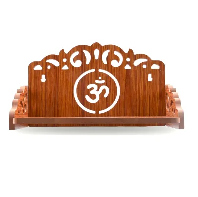 Wood Temple Pooja Mandir Wooden Temple Tabletop Pooja Mandir God Stand Shelf