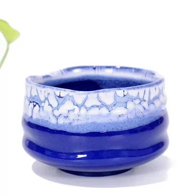 Hot Sell Japanese Style Matcha Bowl Colorful Ceramic Matcha Tea Bowl 500 ml Matcha Accessories