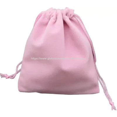 Canvas drawstring bag with customized design logo and size