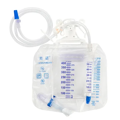 CE ISO Approved Adult and Children 2500ml Medical  Disposable  Precision Urine Meter 2000ml Drainage Bag