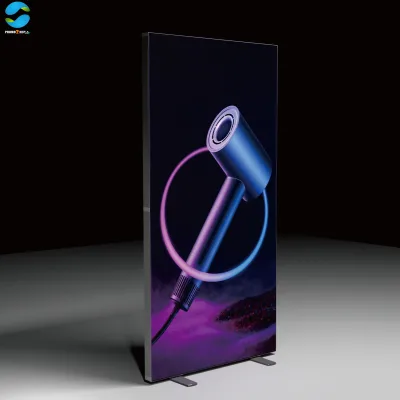 Vertical Freestanding Eco-friendly Banner Display with Custom Tension Fabric for Events 5 Year Warranty