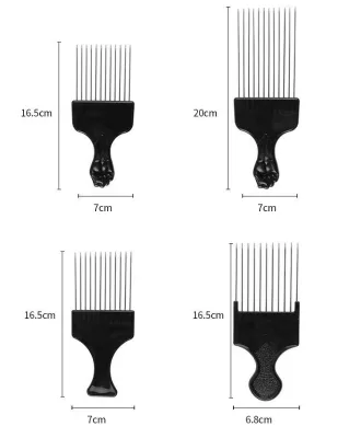 Hair Extension Accessories Plastic Steel Hair Color Modeling Comb for Styling