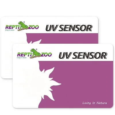 REPTIZOO Custom Logo 500 Times Accurate UVB Index Reusable Reptile UVB Fluorescent Lamp Tester Card