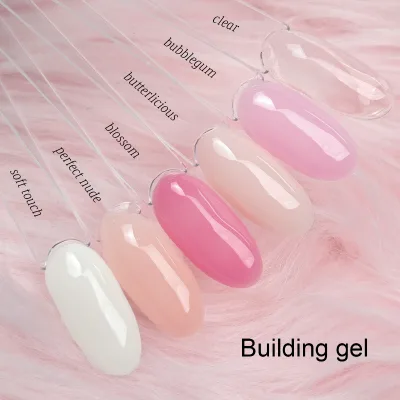 Wholesale Building Gel 50g Resin Poly Gel for Salon Use with Custom Logo Long Lasting and Quick Extension Gel