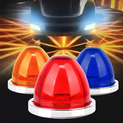 Watermelon Shape LED Marker Light, Super Bright Flash Side Warning Lamp for Truck Trailer SUV