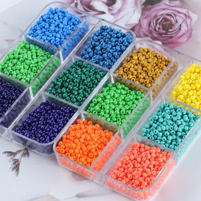Stock High Quality 10 Grams Per Tube Opaque Colors 2mm Seed Beads for Jewelry Making Wholesale Glass Seed Beads 11/0