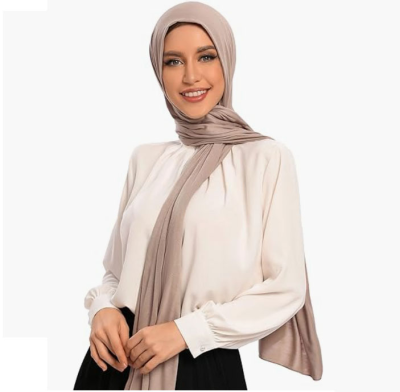 Senior Long Jersey Hijab Women's Spring Cotton Muslim Hijab