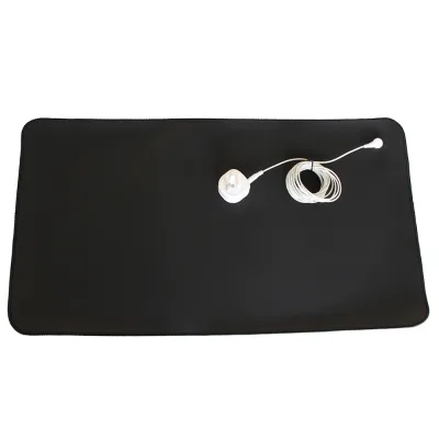 Leather ESD Earthing Mouse Pad Grounding Mat for Electrostatic Discharge Protection