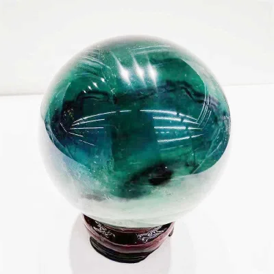 Wholesale High Quality Green Fluorite Balls Natural Gemstone Crystal Stone Spheres Customized Sizes Carved Polished Healing