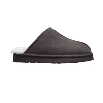 High Quality Women Slides Cowhide Sheep Shearing Wool Multi-color Genuine Leather slippers EVA Sole Winter Indoor Shoes