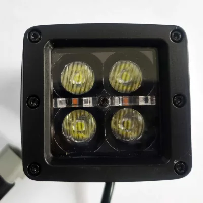 2023 Amber DRL Waterproof 3 Inch Car RGB Folding Led Work Light Off Road 4x4 ATV Truck