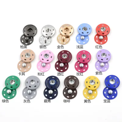 Good Price Hidden Snap Button Metal Sewing Snaps Button Sew on Snap Button
