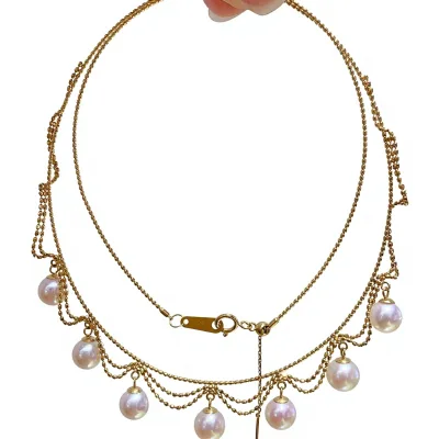 Ehao Jewelry 18K Gold Lace Collar-Made in China