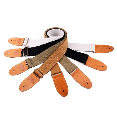 2548 Leather Guitar Strap Stand for Electric Bass & Stringed Instruments Durable 5cm Width 90-155cm Length