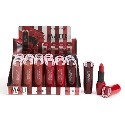 Wholesale OEM Makeup Luxury Lipstick High Pigment Waterproof Lasting Vegan Matte Lipstick