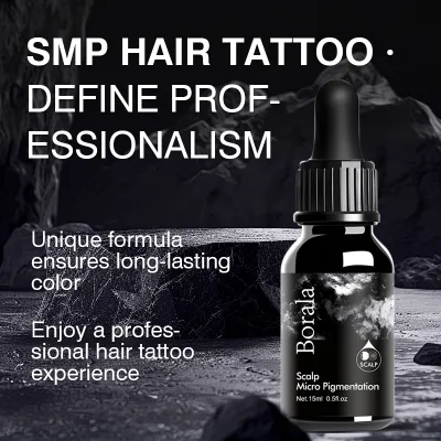 Factory Direct SMP Tattoo Pigment 15ml with Natural Scalp Care and Anti-Microneedling Properties