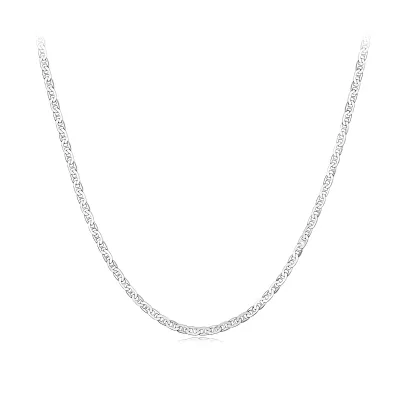 Factory Price Wholesale 925 Silver Necklace Base Wave Box Chain Necklace Fashion Jewelry