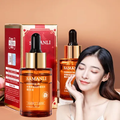 Samanli Rose for Essence Oil Squalane Anti-Wrinkle Lightening Serum Hyaluronic Acid Moisturizing Face Oil Soothing Wrinkle for E