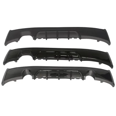 New Car Modify MP Body Kit M Performance Carbon Fiber Look Rear Diffuser Lip for 2 Series F22 2014-2020
