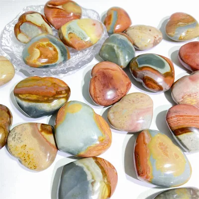 Wholesale Natural Healing Crystal Ocean Stone Heart Meditation Stone for Healing Decoration