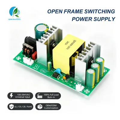 Custom 24V 5A 120W Internal Assembly Single Output AC-DC SMPS Industrial Module OEM ODM