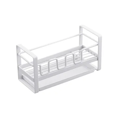 Japanese style kitchen drain storage rack hot selling sponge cleaning sink s storage rack wholesale