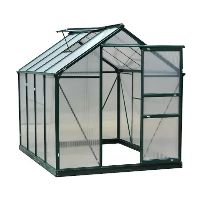 Easily Assembled Polycarbonate Portable Walk-In Garden Aluminium Portable Green House
