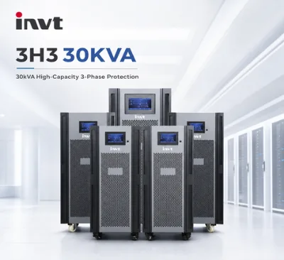 OEM Yingshi De Three Phase Online UPS 380V Regulated 3H3 30KVA 30000VA/24000W Industrial Grade for Power Frequency Machine