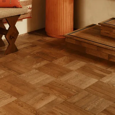 Industrial CE Multilayer Depp Embossed European Oak Grade AB Durable Click 14mm Engineered Wood Flooring Parquet with Farmhouse