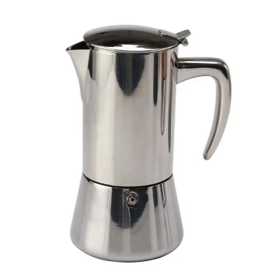 2/4/6/10 cup stainless steel food certification grade espresso moka pot coffee maker