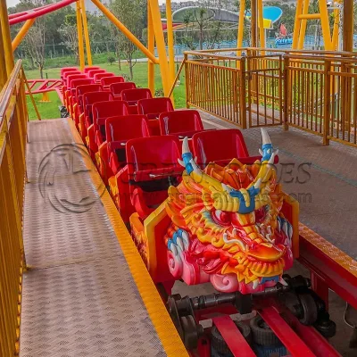 Fairground Customized Family Roller Coaster Outdoor Amusement Park Small Roller Coaster for Sale