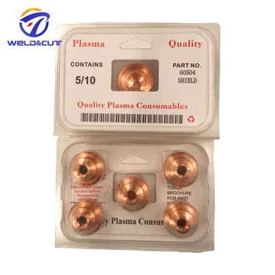 PT100 IPT100 60504 Plasma Shield Cap Outer Nozzle Cup for Tecmo Torch