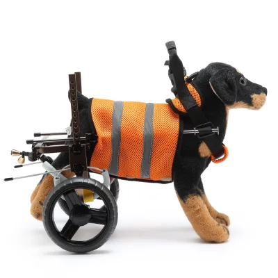Hot Selling Pet Supplies Pet Two Wheeled Rehabilitation Vehicle for Small and Medium-Sized Disabled Dogs