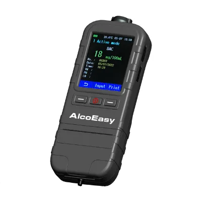 AlcoEasy A50 Most Selling Wireless Breathalyzer Self-Test Type with Quick Print Simple Use for BAC Alcohol Testing