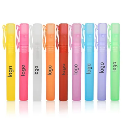 Custom LOGO 10ml 5ml 3ml Clear and Black Gold Hand Sanitizer Mini Hand Sanitizer Pen Spray