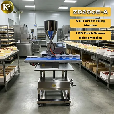New ZD200E-A Precision Paste Cream Dosing Machine with Conveyor Line Compatibility Equipment for Cake and Bread Chain Stores
