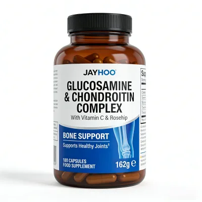 OEM Glucosamine & Chondroitin Complex Capsules with Vitamin C, Rosehip & Turmeric, 180 Capsules - Joint &Bone Support Supplement