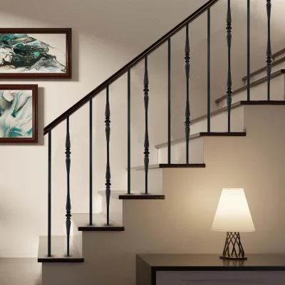 Bespoke Traditional Forged Stainless Steel Stair Balustrade Balcony Spindle Modern Design Indoor/Outdoor Weatherproof Guardrail