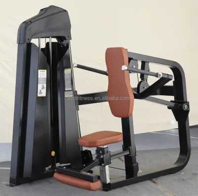 Steel Gym Equipment Adjustable Seated Dip Strength Training Machines with Pin Load Selection